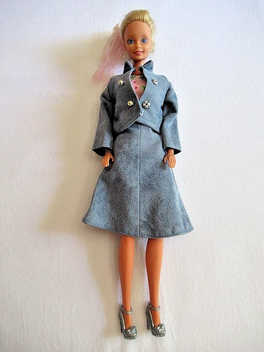 Barbie tailleur velours - barbie, en