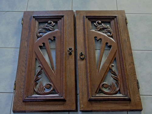 Paire portes anciennes - de, de