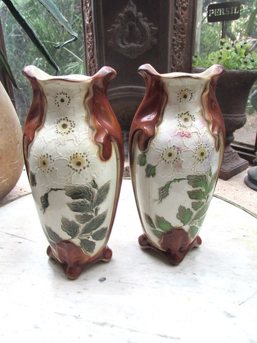 Paire vases art nouveau - paire,