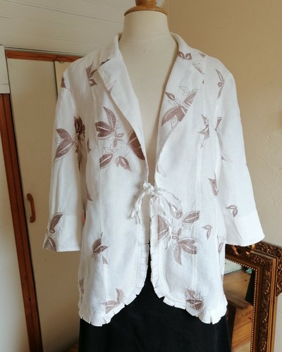 Veste jupe longue écru - veste,