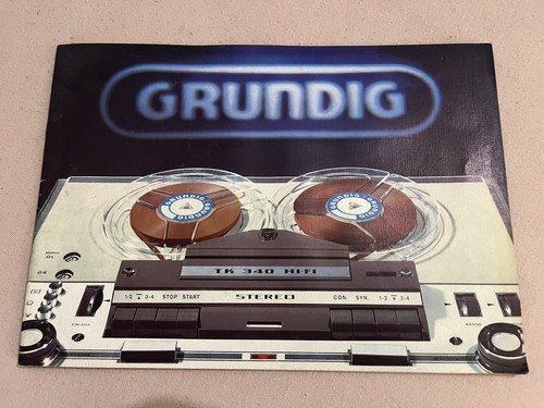 Rare ancienne brochure grundig - ancienne,