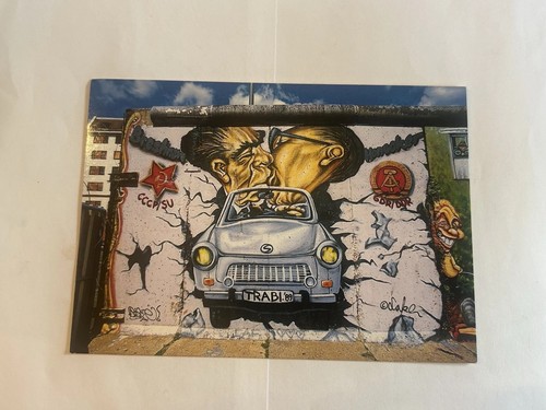 Postcard berlin wall gdr cccp - wall,