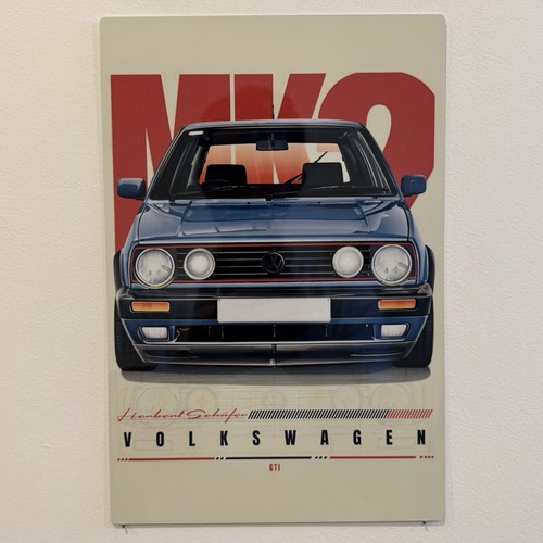 Plaque métal volkswagen - plaque,