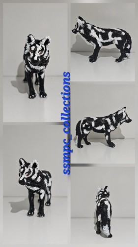 Schleich custom repainted - schleich, wolf