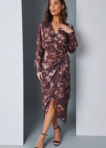 Robe longue cache - robe, cache-cœur