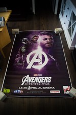 AVENGERS INFINITY WAR C French Bus Shelter Rolled DS Vintage Movie Poster