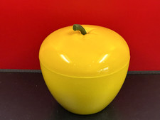 Sceau à Glaçons Pomme Jaune  Vintage Deco Collection Cuisine Rétro été apero