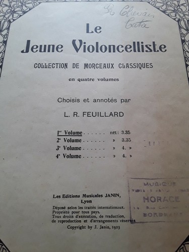 Partition piano violoncelle - piano/violoncelle, "