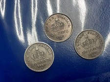 NAPOLEON 3 EMPEREUR-1/2 FRANC-ARGENT-20 Cent .1867 A .X 2 /1867 BB .