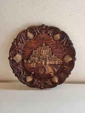 Assiette Mural Décoratif Le Mont St Michel En Relief 