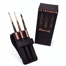 3 pinceaux de voyage -
