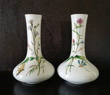 2 Vases SARREGUEMINES U&C - Art Nouveau En Faïence - XIXème ou XXème