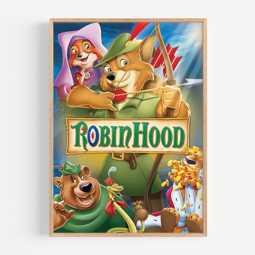 Robin hood movie poster - (1973),