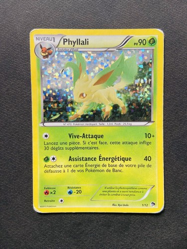 Carte pokémon phyllali 12 - carte,