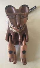 Wooden Cat Handmade Folk Art Hanging or Sitting Cat