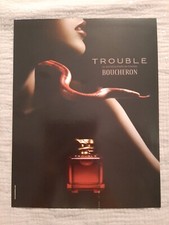 Publicité papier Parfum. Boucheron Trouble de 2004 Perfume Ad