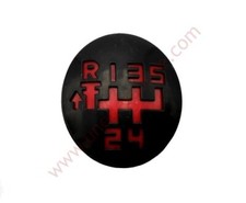 PASTILLE BE1 CREUSÉ ROUGE POUR POMMEAU LEVIER VITESSE PEUGEOT 205 GTI CTI