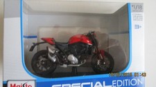 MINIATURE MOTO DUCATI  MONSTER  ROUGE  MAISTO   1/18°