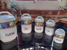 Série de 5 pots à épices