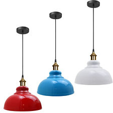 Lustre industriel retro Vintage abat-jour plafond suspendu suspension lampe