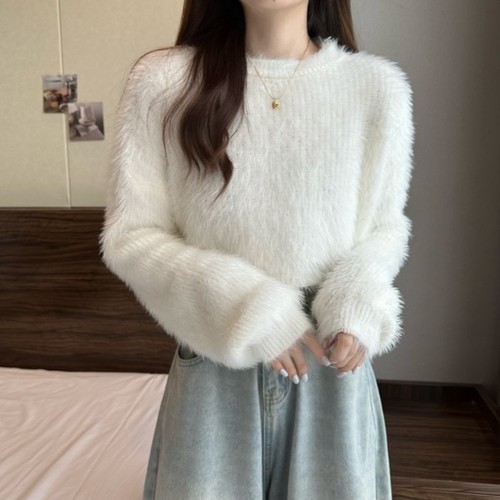 Faux mohair femme tricot - tricot, pull