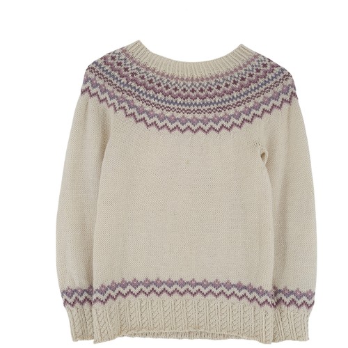 Pull vintage nordique laine - pull,