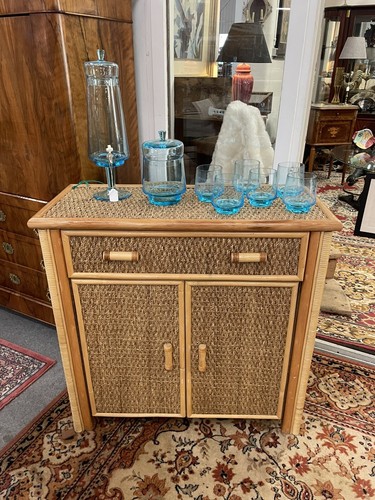 Commode rotin - commode,