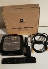 Décodeur TV HD 4k HDR Bouygues BBOX android + telecommande
