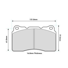 Ferodo DS2500 Front Brake Pads
