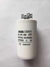 condensateur permanent / démarrage moteur 20uF 450V 5%
