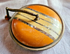 ART DECO RARE POUDRIER ROND