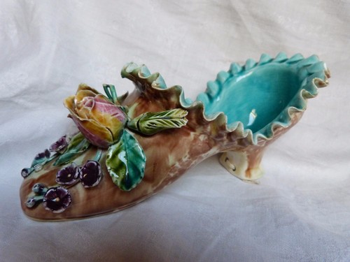 Soulier porcelaine vase à - en,