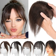 Clip in Bangs 100% Real Human