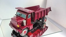 T.N. Camion à benne basculante NOMURA fabriqué au Japon jouet en étain à fric...
