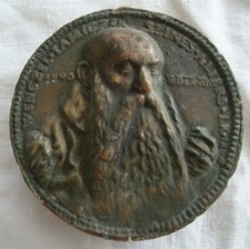 Médaillon en plâtre