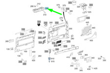 Cendrier arrière droit MB