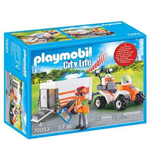 Playmobil city life 70053 quad - life,