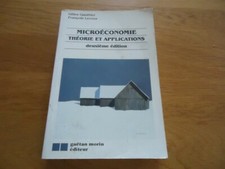 MICROECONOMIE THEORIE