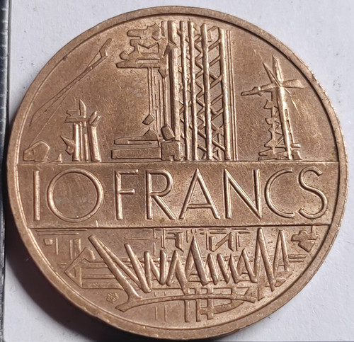 Francs mathieu 1977 tranche - 10,