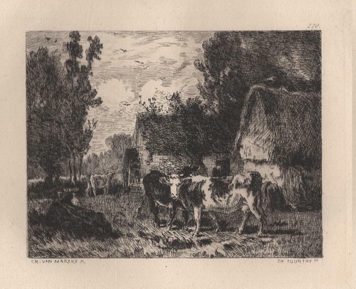 Emile van marcke paysage la - emile, à