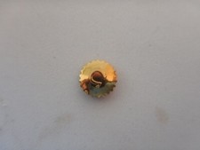 COURONNE REMONTOIR OMEGA PLAQUEE OR JAUNE CROWN DIAMÈTRE 6 mm TIGE 1,2 ép 2 mm