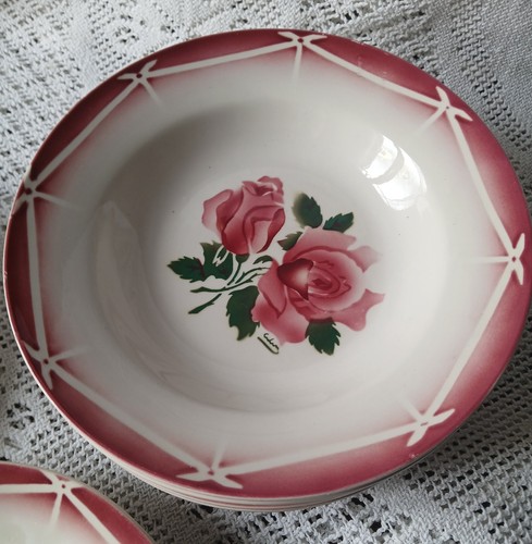 Assiettes creuses digoin - assiettes,