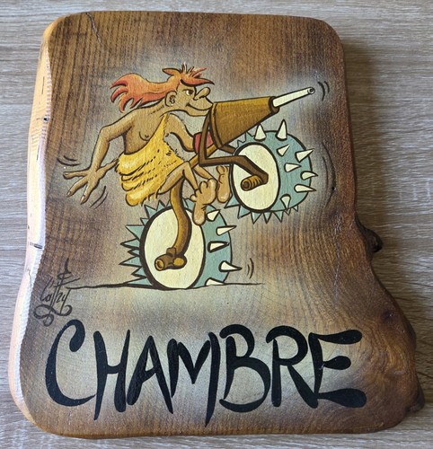 Artisanal plaque décorative - !,