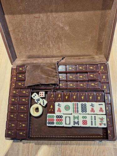 Mallette jeux mahjong - de,