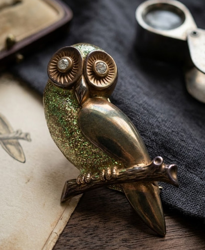 Broche vintage forme de - vintage,