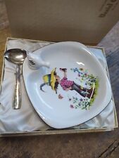 Assiette à bouillie ancienne