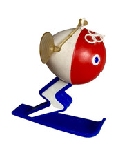 Grand SCHUSS Mascotte des JEUX OLYMPIQUES de 1968 à GRENOBLE JO 68