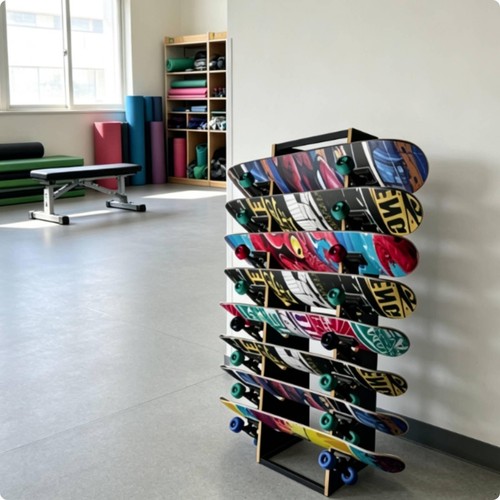 Porte planches roulettes - porte-planches,