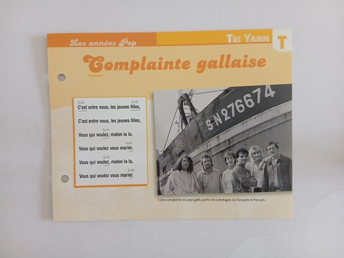 Carte fiche tri yann - carte,