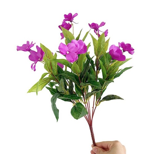 Fleurs artificielles impatiens - fleurs,